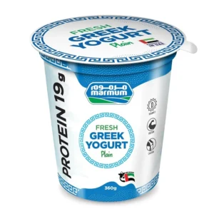 Marmum 19g Protein, Plain Fresh Greek Yogurt 360 g